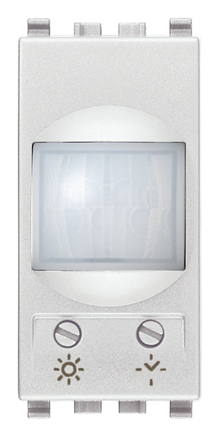 Interruttore IR a relè 230V con sensore movimento crepuscolare e temporizzatore Next
