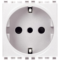 Presa 2P+T 16A P30 bianco