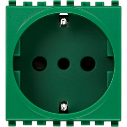 Presa 2P+T 16A P30 verde