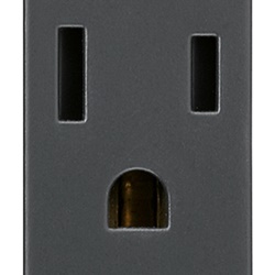 Presa SICURY 2P+T 15A 127V standard USA Arabia Saudita grigio