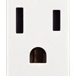 Presa SICURY 2P+T 15A USA+SASO bianco