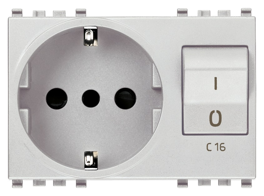 Presa 2P+T 16A P30 intb+MT C16 Next