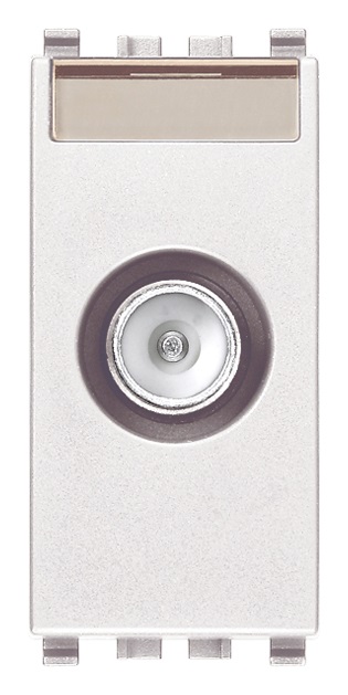 Presa TV-RD-SAT passante bianco Eikon 