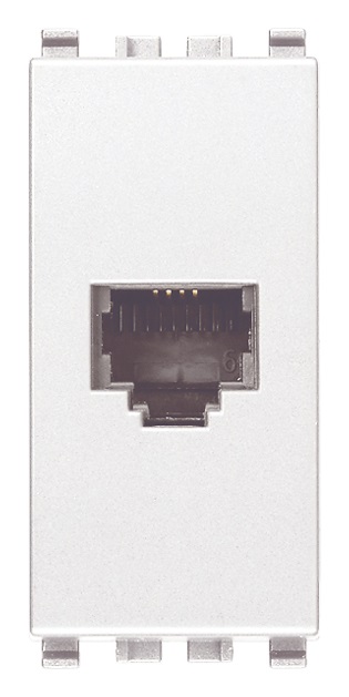 Presa Rj11 6/4 Bianco Eikon 