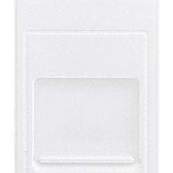 Presa RJ11 6/4 con portello bianco