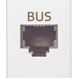 PRESA RJ11 SPECIALE PER BUS BIANCO