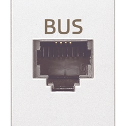 Presa RJ11 speciale per BUS morsetti a vite bianco uso elettrico rete telefonica