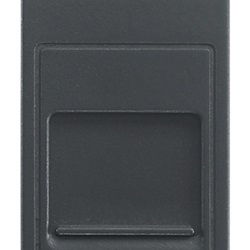 Presa RJ45 Cat6 UTP con portello grigio