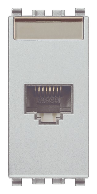 Presa RJ45 Netsafe Cat5e UTP 8 contatti cablaggio universale T568A/B Next