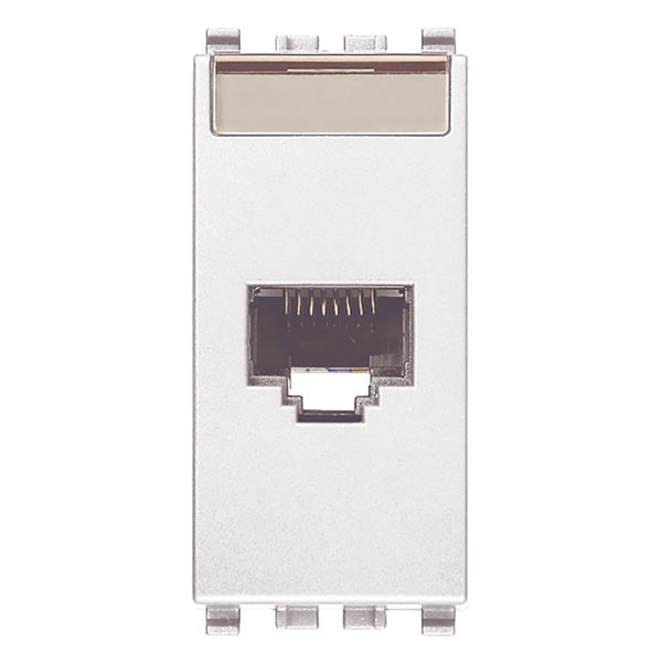 Presa RJ45 Netsafe Cat6 UTP bianco