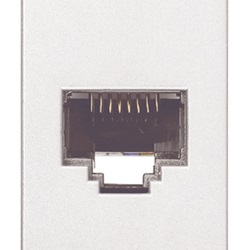 Presa RJ45 Netsafe Cat6 UTP bianco