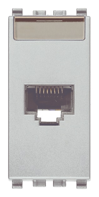 Presa RJ45 Netsafe Cat6 UTP 8 contatti cablaggio universale T568A/B Next