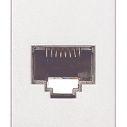 Presa RJ45 Netsafe Cat6A FTP bianco Eikon 