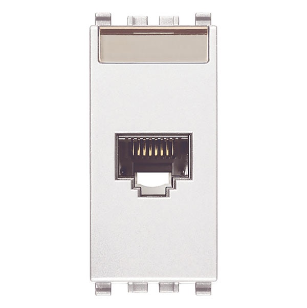 Presa RJ45 Netsafe Cat5e UTP 110 bianco