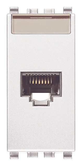 Presa RJ45 Netsafe Cat5e UTP 110 bianco