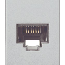 Presa RJ45 Netsafe Cat5e UTP 8 contatti morsetti incisione isolante cablaggio universale T568A/B per rete dati