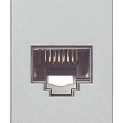Presa RJ45 Netsafe Cat6 UTP 8 contatti cablaggio universale T568A/B morsetti 110