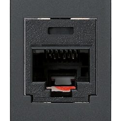 Presa RJ45 Panduit Cat5e UTP 8 contatti cablaggio universale grigio