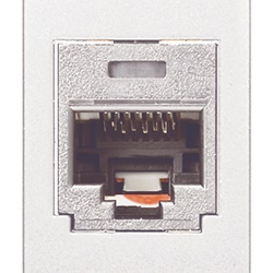Presa RJ45 Panduit Cat5e UTP 8 contatti cablaggio universale bianco