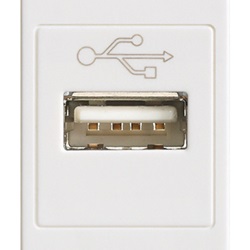 Presa USB bianco