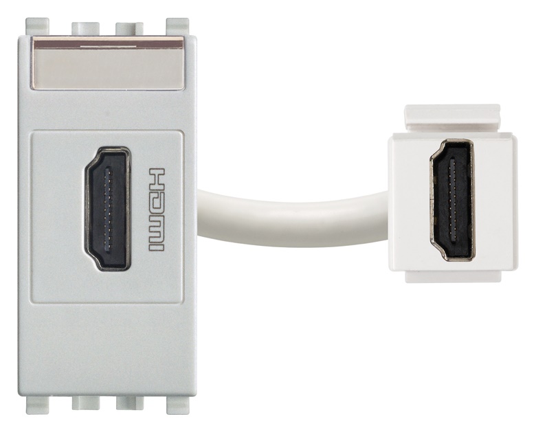 Presa HDMI 2.1b Keystone standard per installazioni audio-video Next