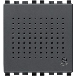 Suoneria elettronica 3 sequenze sonore regolabili 12V grigio 2 moduli