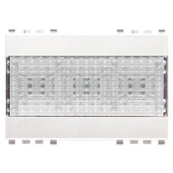 Lampada emergenza LED alta efficienza 3 moduli 120-230V bianco autonomia 1 ora
