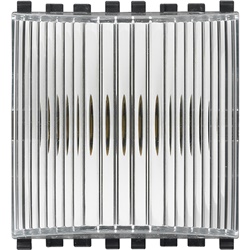 Spia prismatica bianco 230V 3W max 2 moduli per lampade industriali e civili