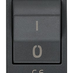 Interruttore MT 1P+N C6 120-230V grigio
