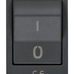 Interruttore magnetotermico 1P+N C6 120-230V grigio per protezione circuiti elettrici