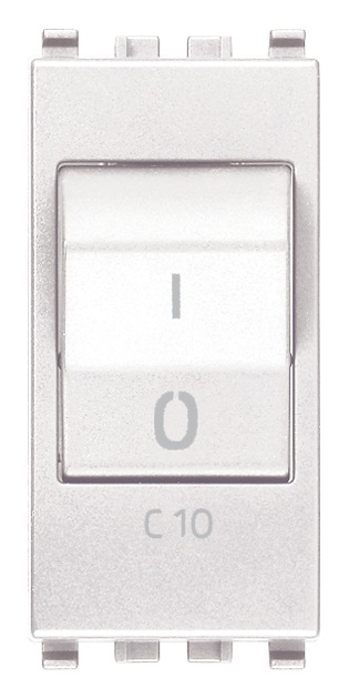Interruttore MT 1P+N C10 120-230V bianco