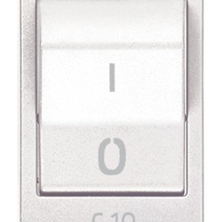 Interruttore MT 1P+N C10 120-230V bianco