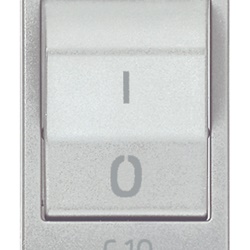 Interruttore magnetotermico 1P+N C10 120-230V protezione impianti domestici
