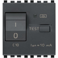 Interruttore MTDiff.1P+N C10 10mA grigio