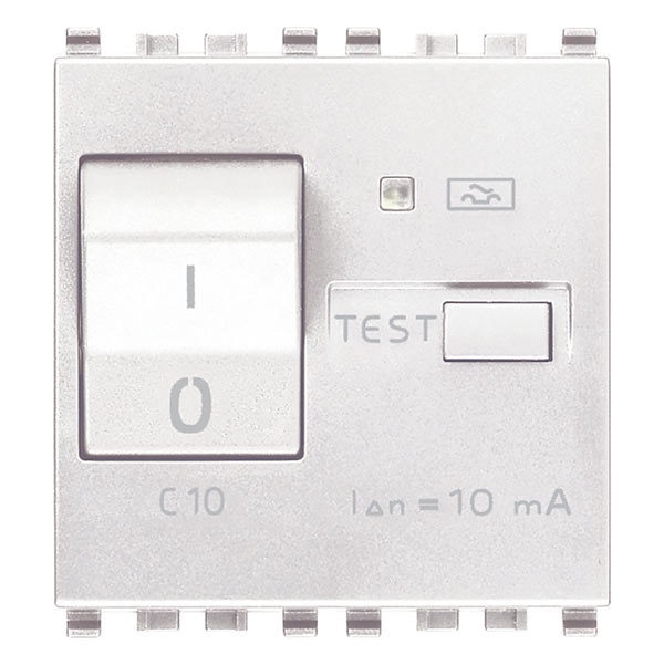 Interruttore MTDiff 1P+N C10 10mA bianco