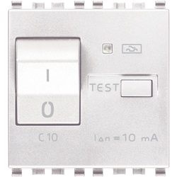 Interruttore MTDiff 1P+N C10 10mA bianco