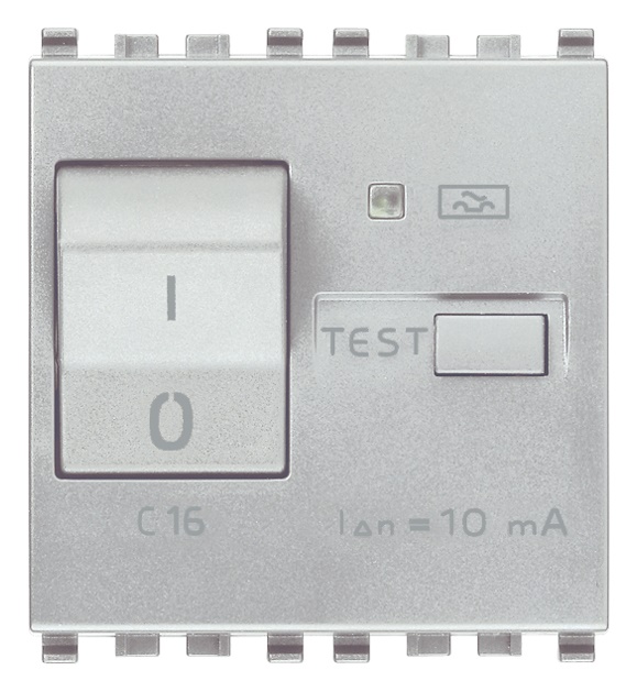 Interruttore magnetotermico differenziale 1P+N C16 10mA protezione impianti domestici