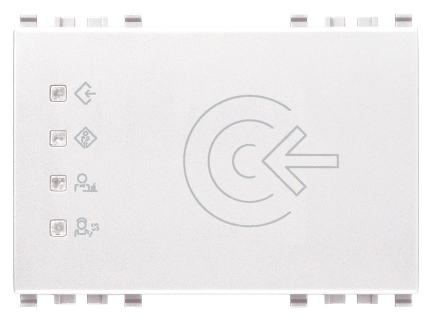 Lettore transponder esterno KNX bianco