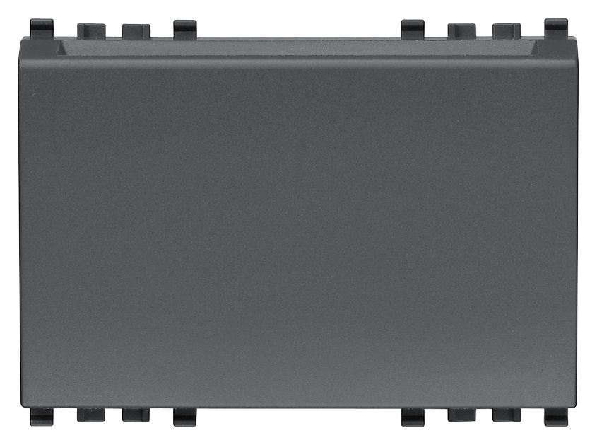Interruttore elettronico badge verticale 3 moduli 16A 250V grigio uso controllo accessi