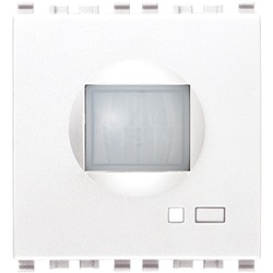 Rivelatore IR domotico bianco 2 moduli per rilevamento movimento ambienti interni