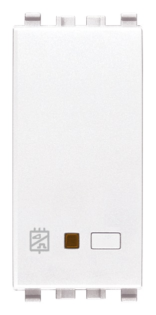 Interfaccia 2 comandi tradiz. 1M bianco