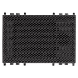 Diffusore sonoro 8 ohm 3W 3 moduli grigio per placche Eikon Arké Plana