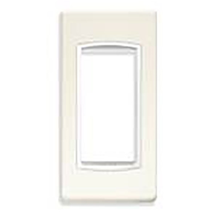 Placca Classic 1M pannelli bianco artico