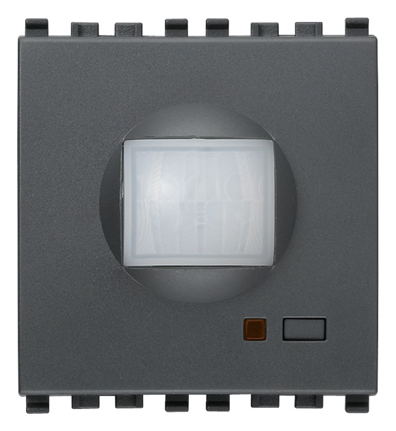 Rivelatore IR passivo KNX grigio 2 moduli per automazione edificio