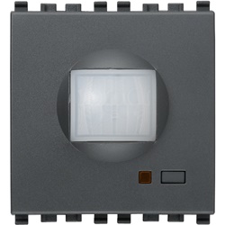 Rivelatore IR passivo KNX grigio 2 moduli per automazione edificio