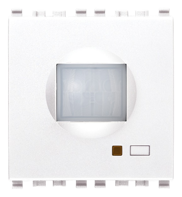 Rivelatore IR KNX bianco 2 moduli movimento infrarossi passivi standard KNX