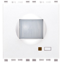 Rivelatore IR KNX bianco 2 moduli movimento infrarossi passivi standard KNX