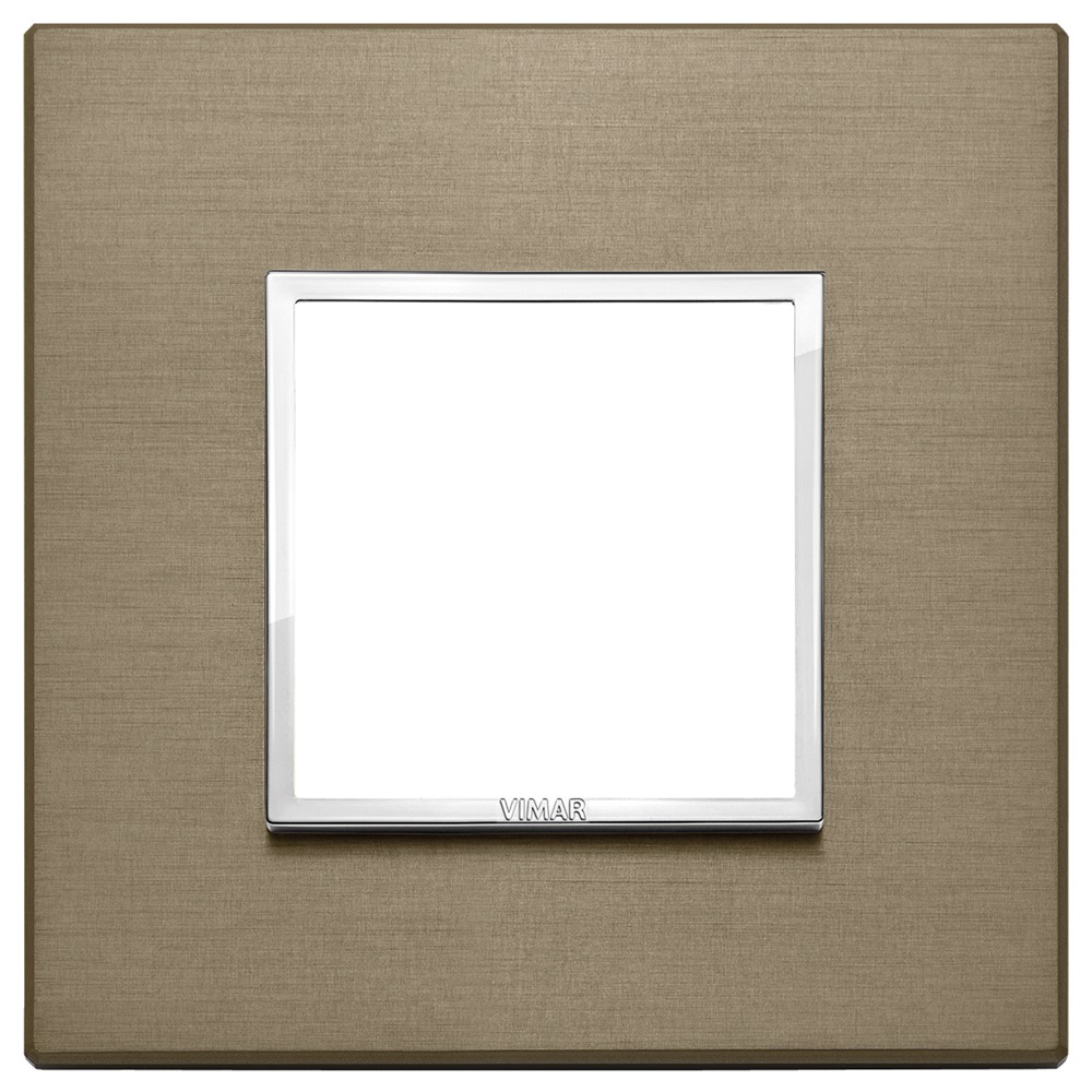 Placca 2M bronzo scuro