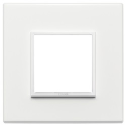 Placca 2M bianco totale