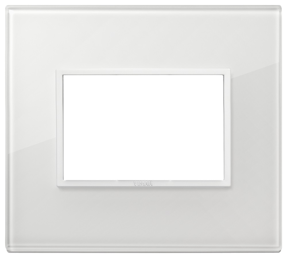 Placca 3M bianco totale diamante Eikon 